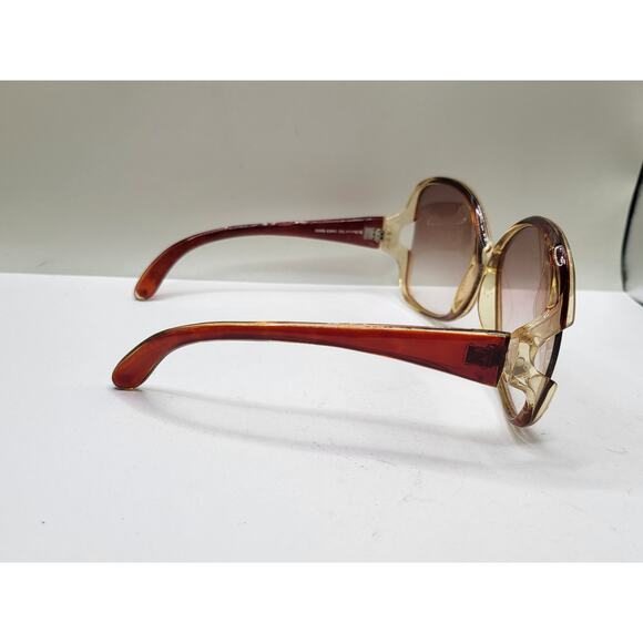 Vintage 70s Solarmate Sunglasses Oversized Butterfly Frame Gradient Lens - Picture 4 of 12